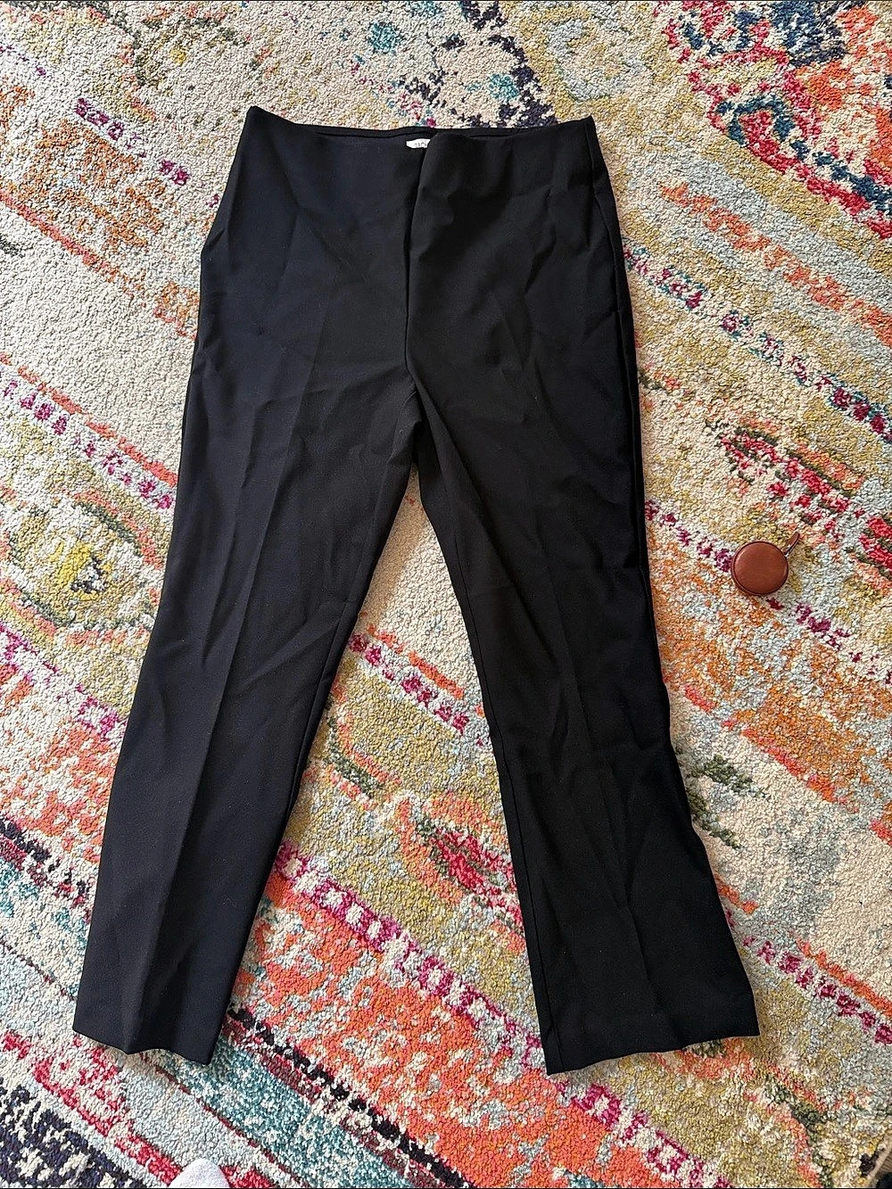 Rachel Zoe Straight Leg work Pants in Black Size 10